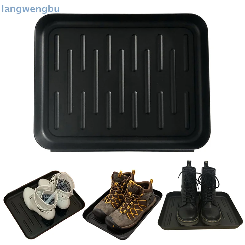 

1/2/3pcs Boot Tray Heavy Duty Shoe Mat Trays Car Shoes Storage Tray Dog Cat Bowl Mats Multifunctional Under Seat Container Box