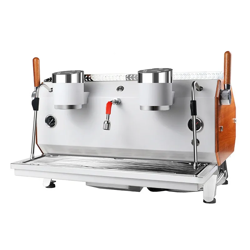semi-automatic espresso machine featuring multi-boiler temperature control rotary pump pressure and single or dual group heads.