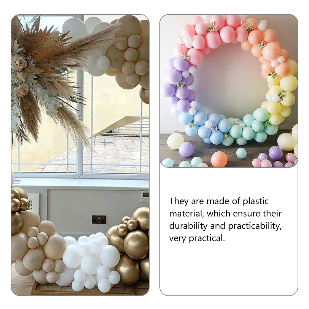 

3 Sets Balloons Ring Round Arch Kit Background Frame Arches Kits White Decoration