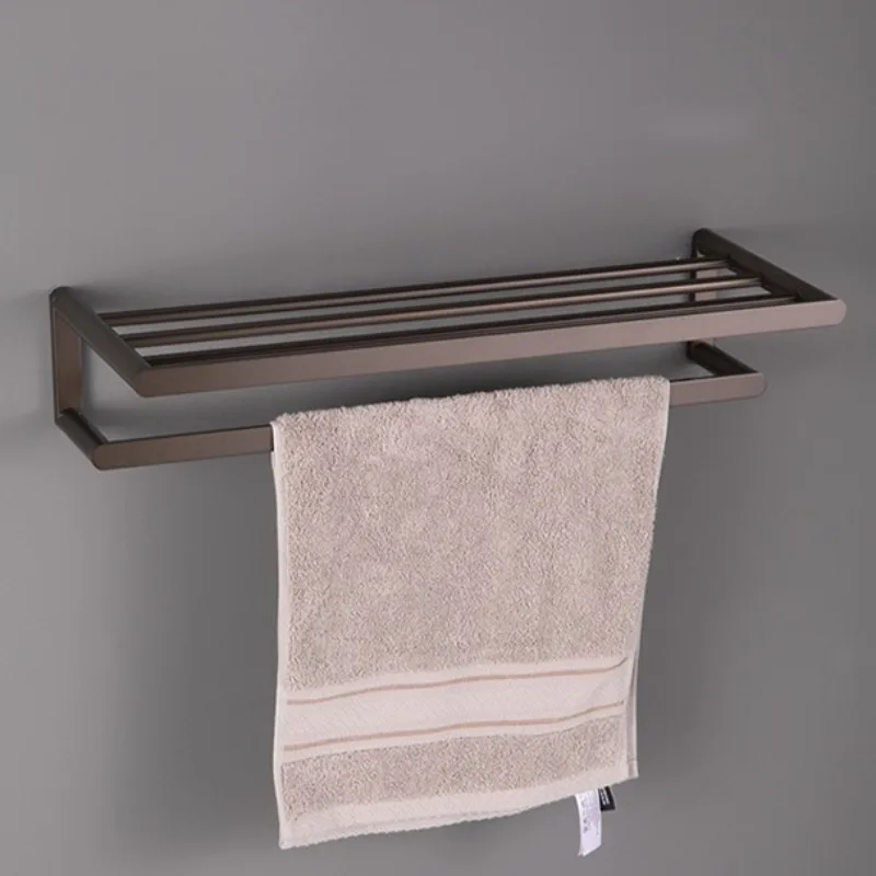 Floating Wall Towel Rack Stainless Steel Towels Racks Multipurpose Towel Holder Modern Towels Holders Bathrooms Accessories