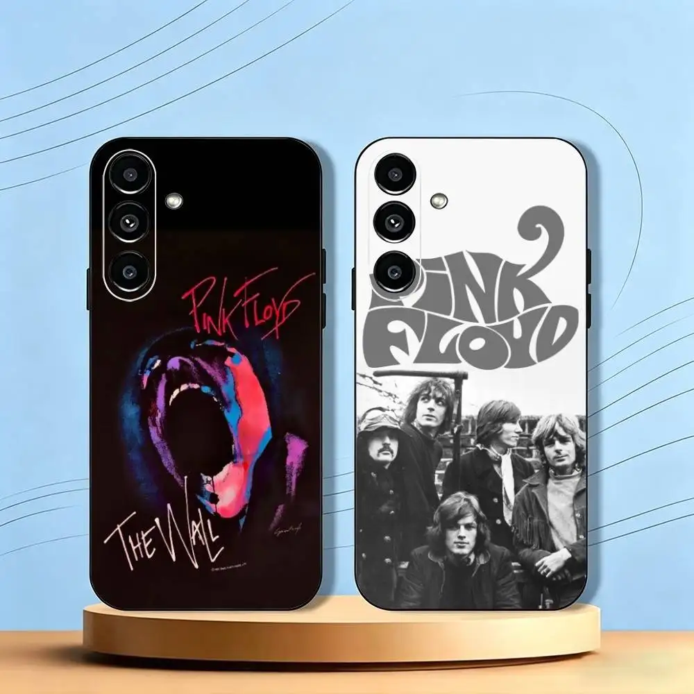 Cool Band P-Pink Floyd Phone Case Black Silicone Soft For Samsung Galaxy A73,A72,A71,A70,A53,A52,A51