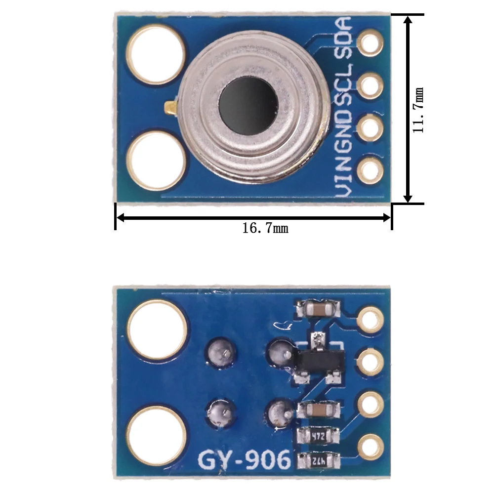 GY-906 MLX90614ESF New MLX90614 Contactless Temperature Sensor Module For Arduino Compatible