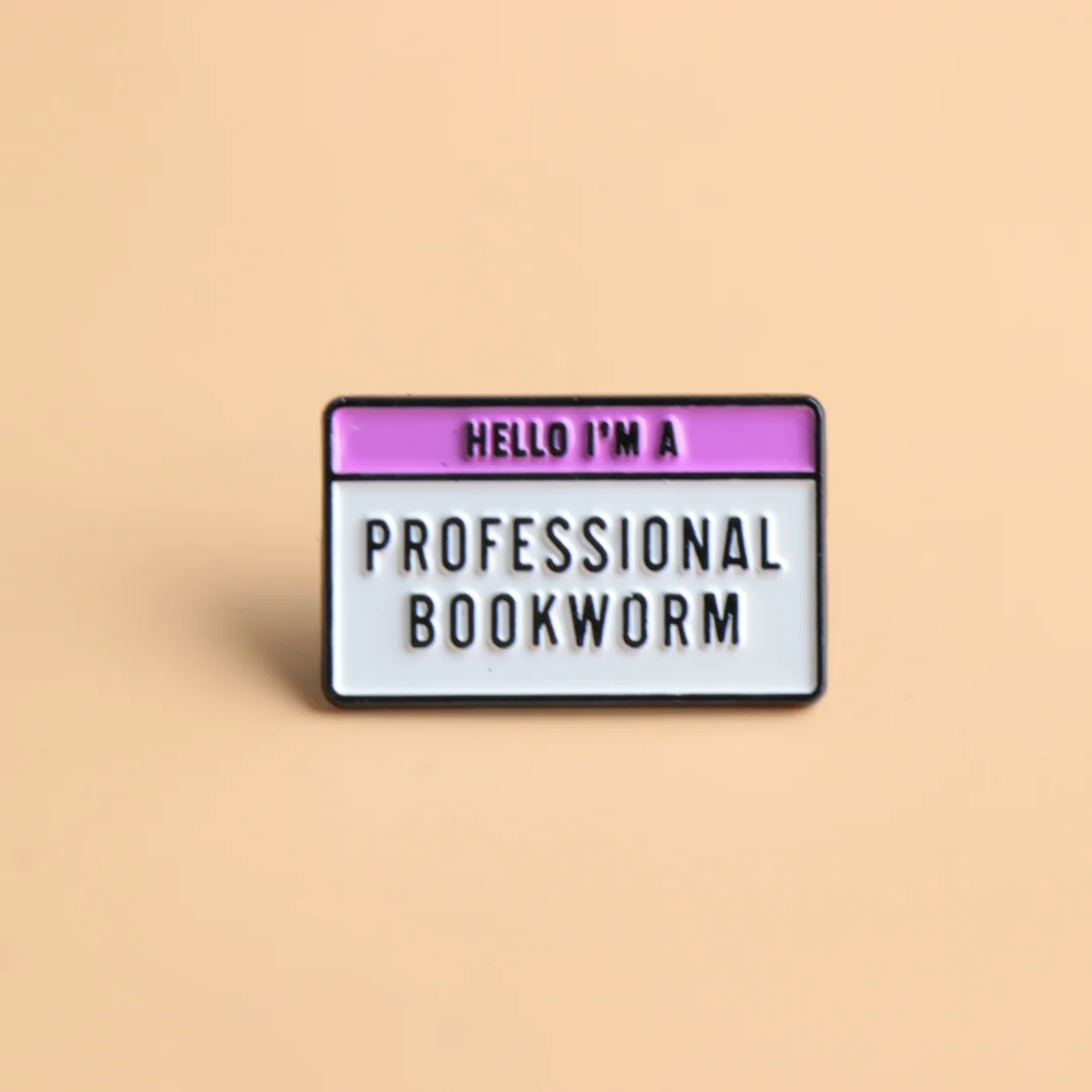 دبوس مينا عبارة روح الدعابة، إكسسوار عصري لحقائب الظهر والملابس، هدية مثالية. #4