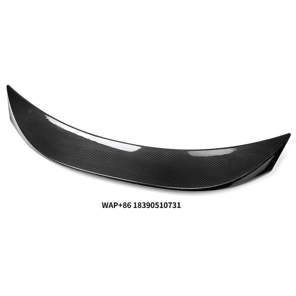 

For MX-5 MX5 Miata 2016-2024 Carbon Fiber Exterior Car Rear Wing Spoiler Splitter Tail Trunk Lip Styling Cover Trim