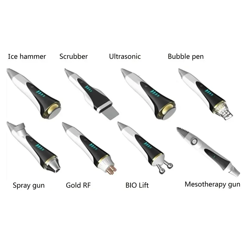 

2025 New Water Dermabrasion Oxygen Ice Blue Smart Jet Aqua Peel Small Bubble Skin Cleansing Device Facial Machine