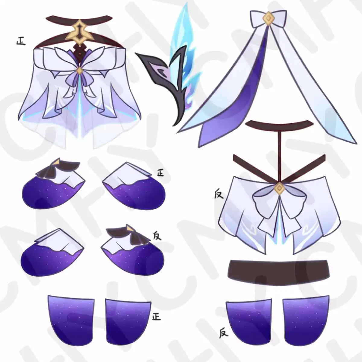 Skirk Genshin Impact Anime Cosplay Plush Doll Normal Body Dress Up Clothes Kawaii Rabbit hair Plushies Stuffed Xmas Gift 20cm