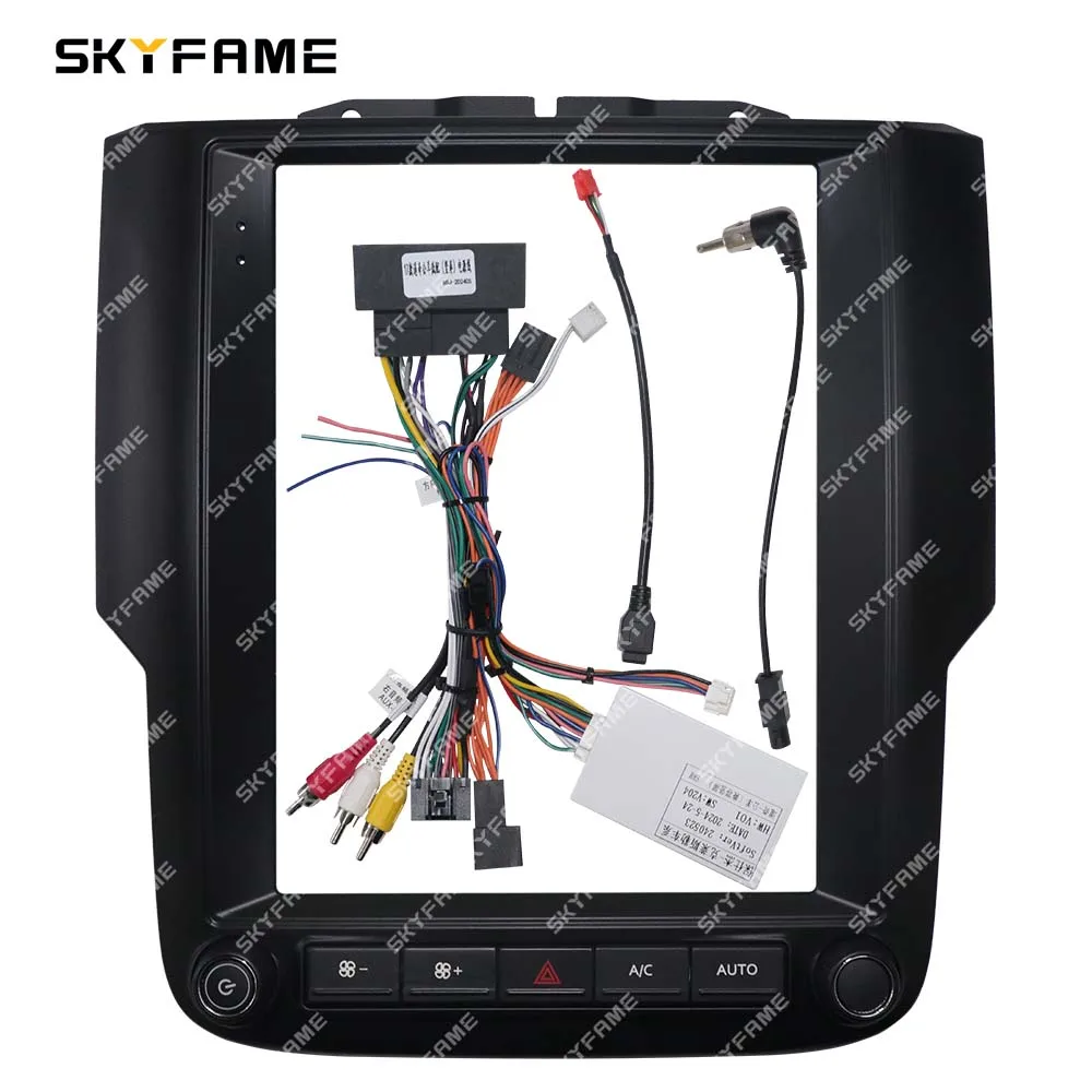 

SKYFAME Car Frame Fascia Adapter Canbus Box Decoder Android Radio Audio Dash Fitting Panel Kit For Dodge RAM1500 2500