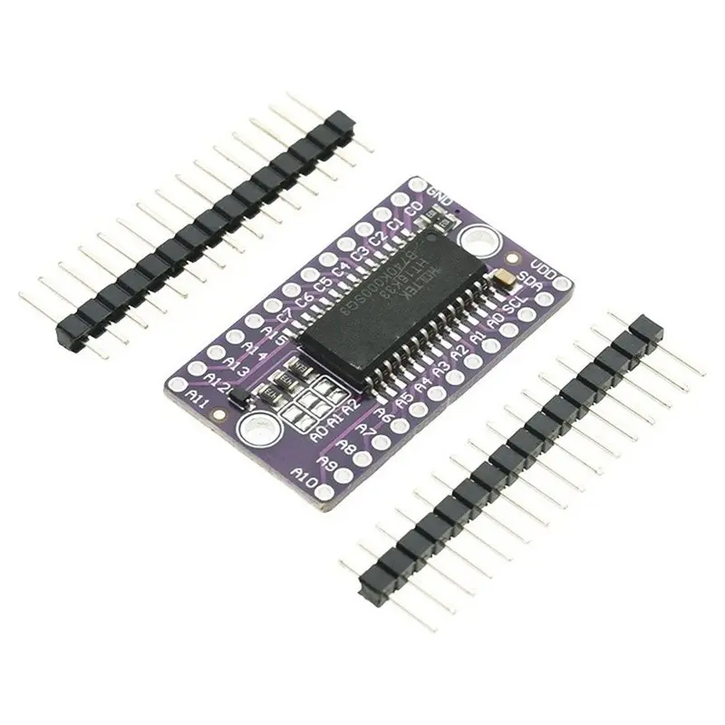 HT16K33 16X8 Dot Matrix LED Drive Control Module Digital Tube Driver Development Board