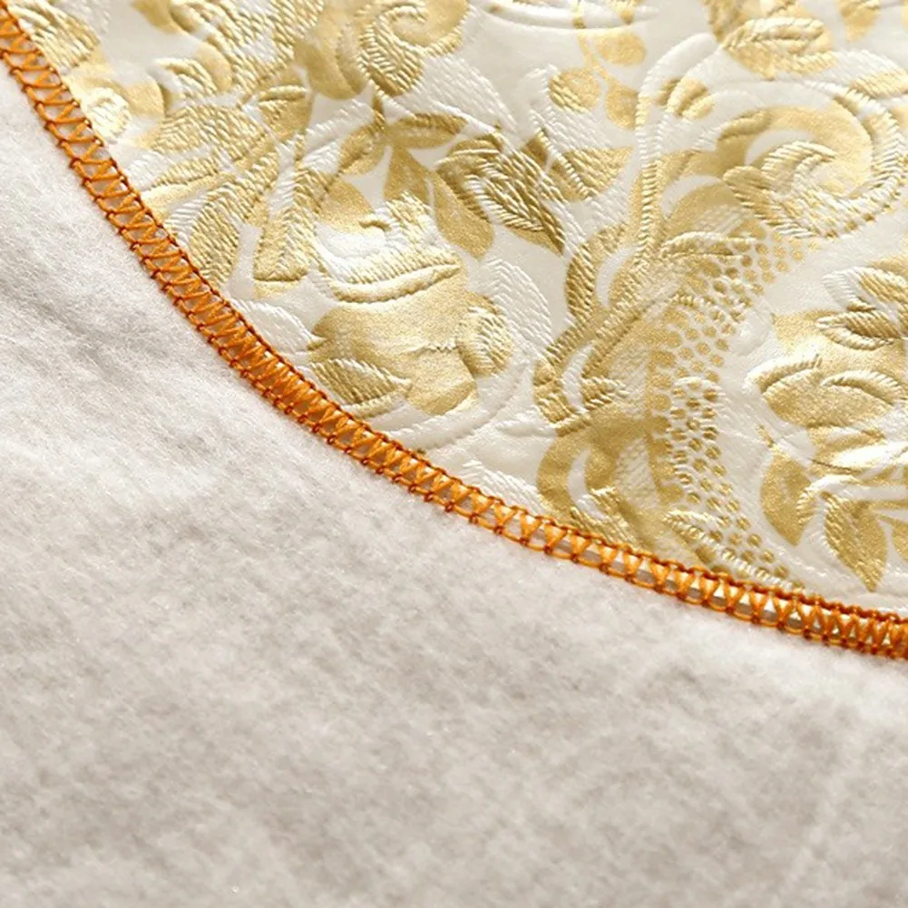 Round Table Cloth for Household Use PVC Material Fits 4 Seaters and For 6 Seaters Protects Dining Table Surfaces