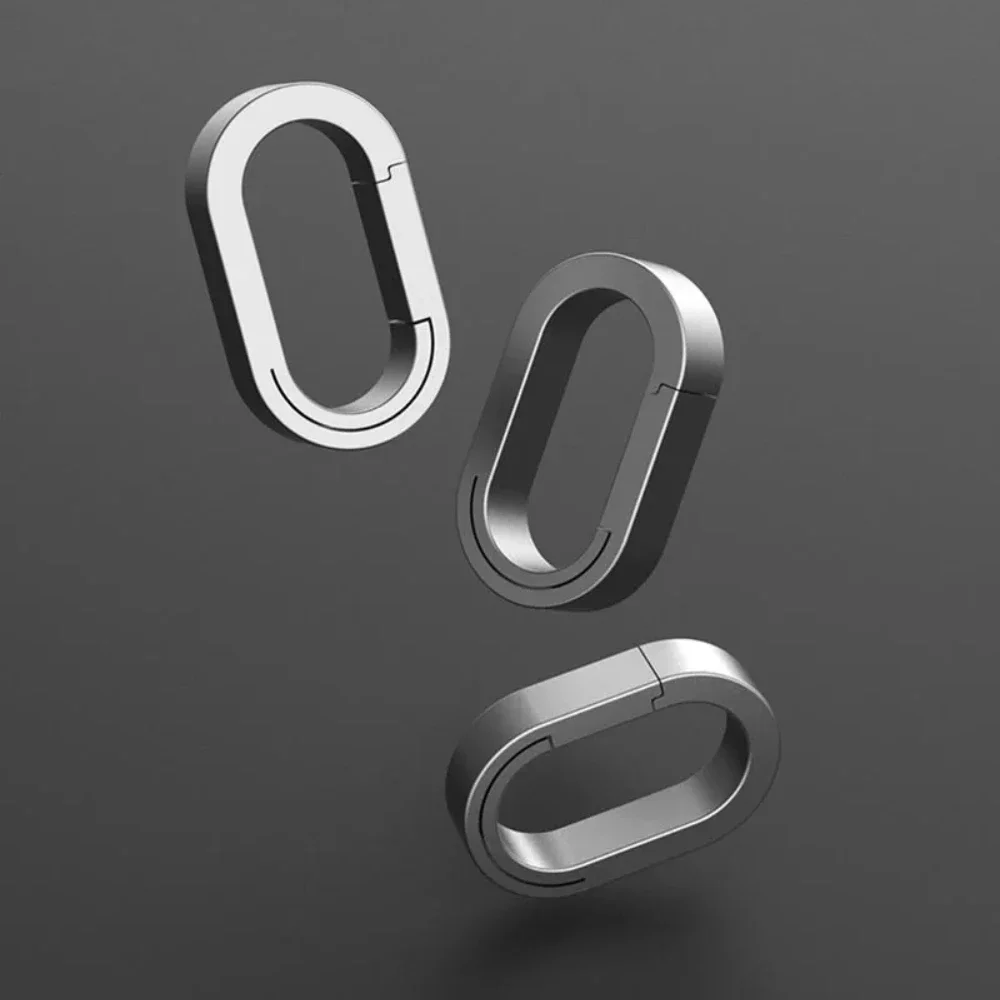 3 حجم صغير TC4 سبائك التيتانيوم المفاتيح مشبك حلقة رئيسية اكسسوارات السيارات الخصر سلسلة معلقة حلقة أبازيم فتاحة EDC أداة خارجية