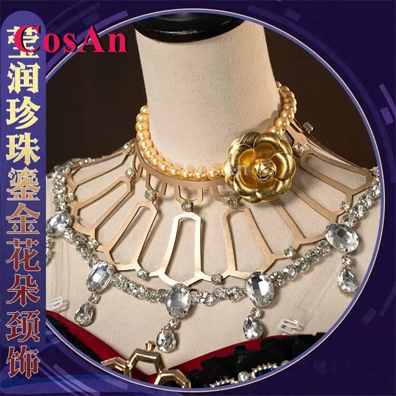 คอสแอน เกม ไอดีนิตี้ วี แมรี่ คอสเพลย์เครื่องแต่งกายราชินีแห่งความเลือดเนื้อใหม่สกินชุดที่เป็นทางการอย่างหรูหราปาร์ตี้ฮาโลวีนสวมบทบาทเสื้อผ้า S-XXL