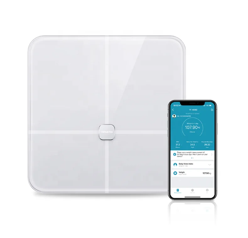 مقياس قياس تكوين الجسم مقياس الدهون الإلكتروني الرقمي مع ميزان إلكتروني منخفض للغاية بسعر المصنع السابق