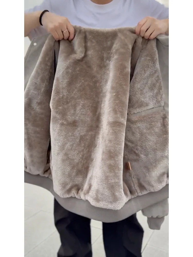 

Thiened Fce Men's Cotton Jaet Harbin Northeast Mohe Cold Resistant Clothing -40 Deees Warmth Cotton Coat Outerwear