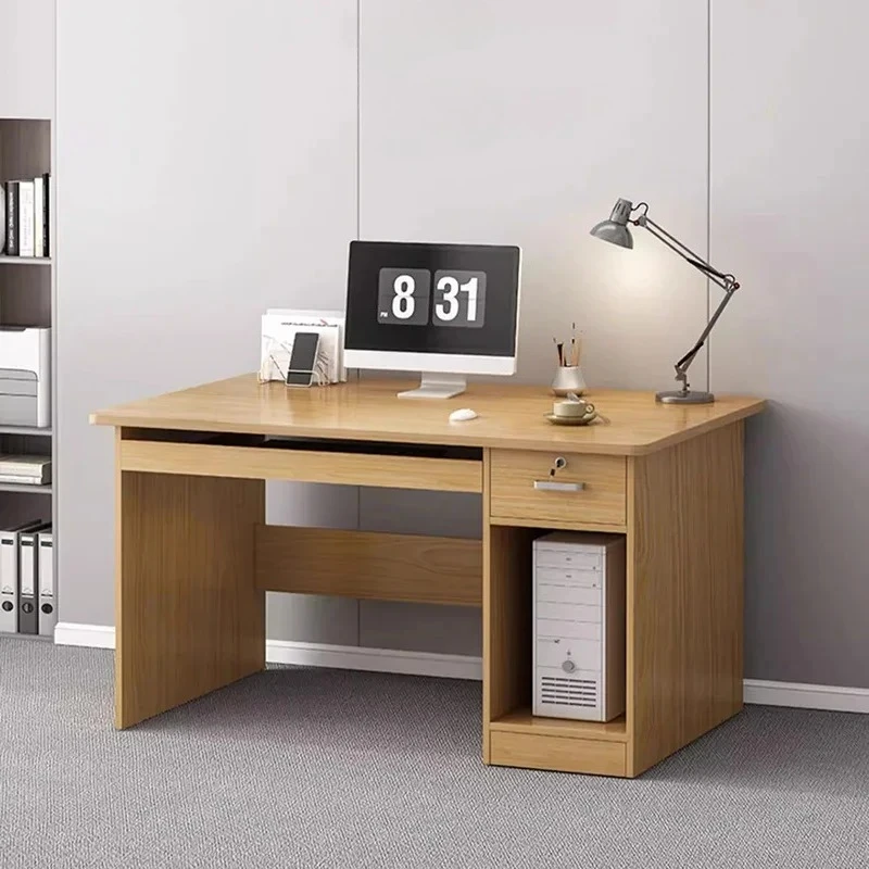 Modern Study Office Desk Wooden Crafts Computer Long Gadgets Reception Office Desk Aesthetic European Ufficio Lounge Furniture