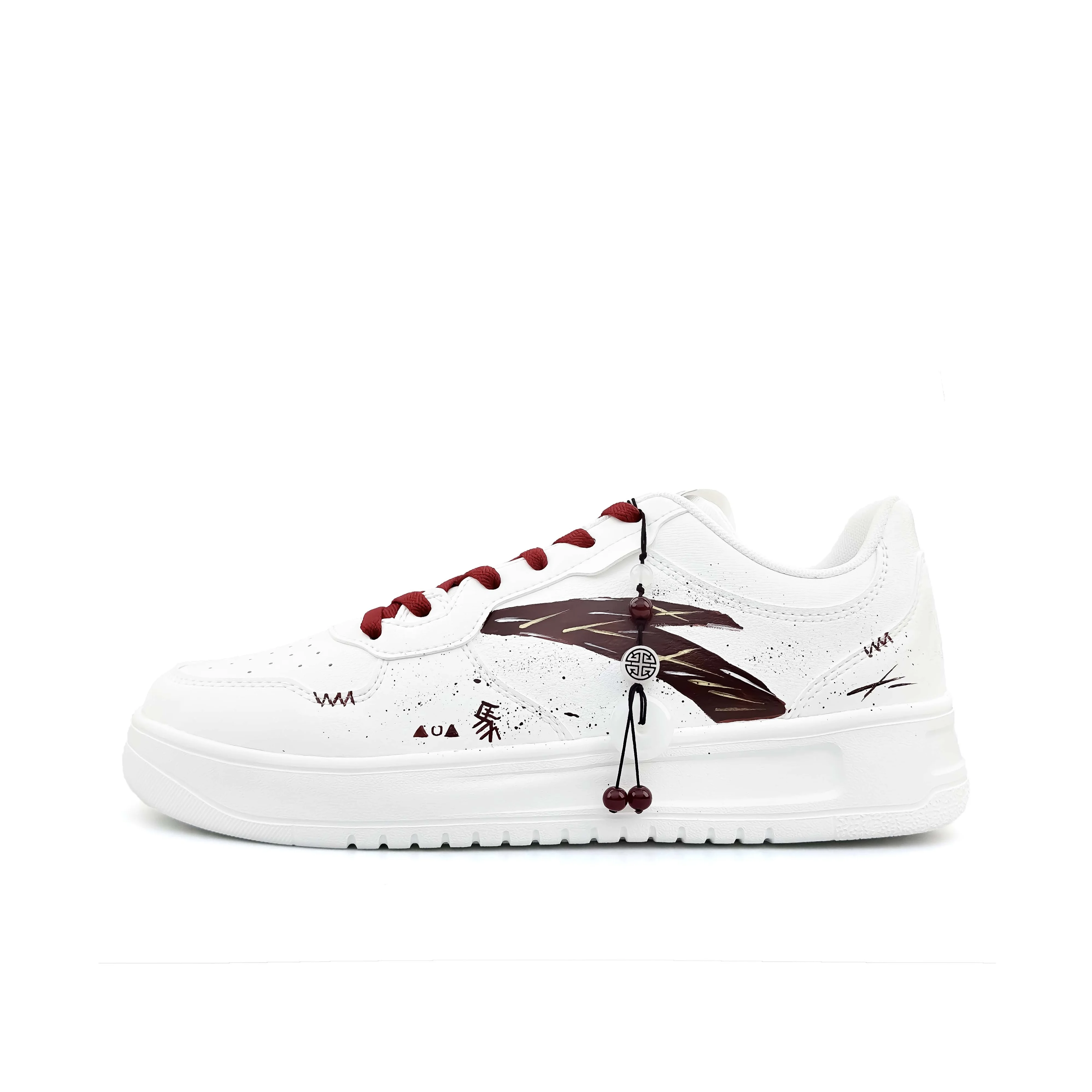 anta-easy-red-horse-steps-into-spring-scarpe-da-skateboard-unisex-rosse-resistenti-all'abrasione-traspiranti-antiscivolo-a-profilo-basso