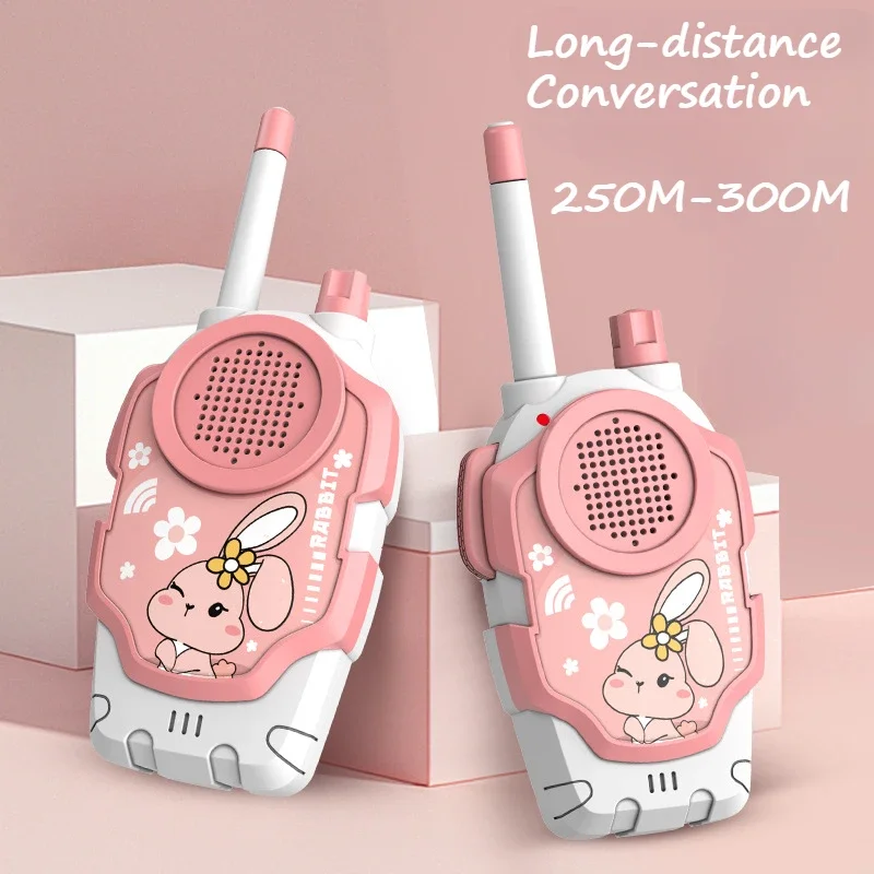 1 Pair Children Toy Walkie Talkies Parent-Child Interaction Walkie Talkies Range Two Way Receiver Kids Christmas Gifts  6-12y