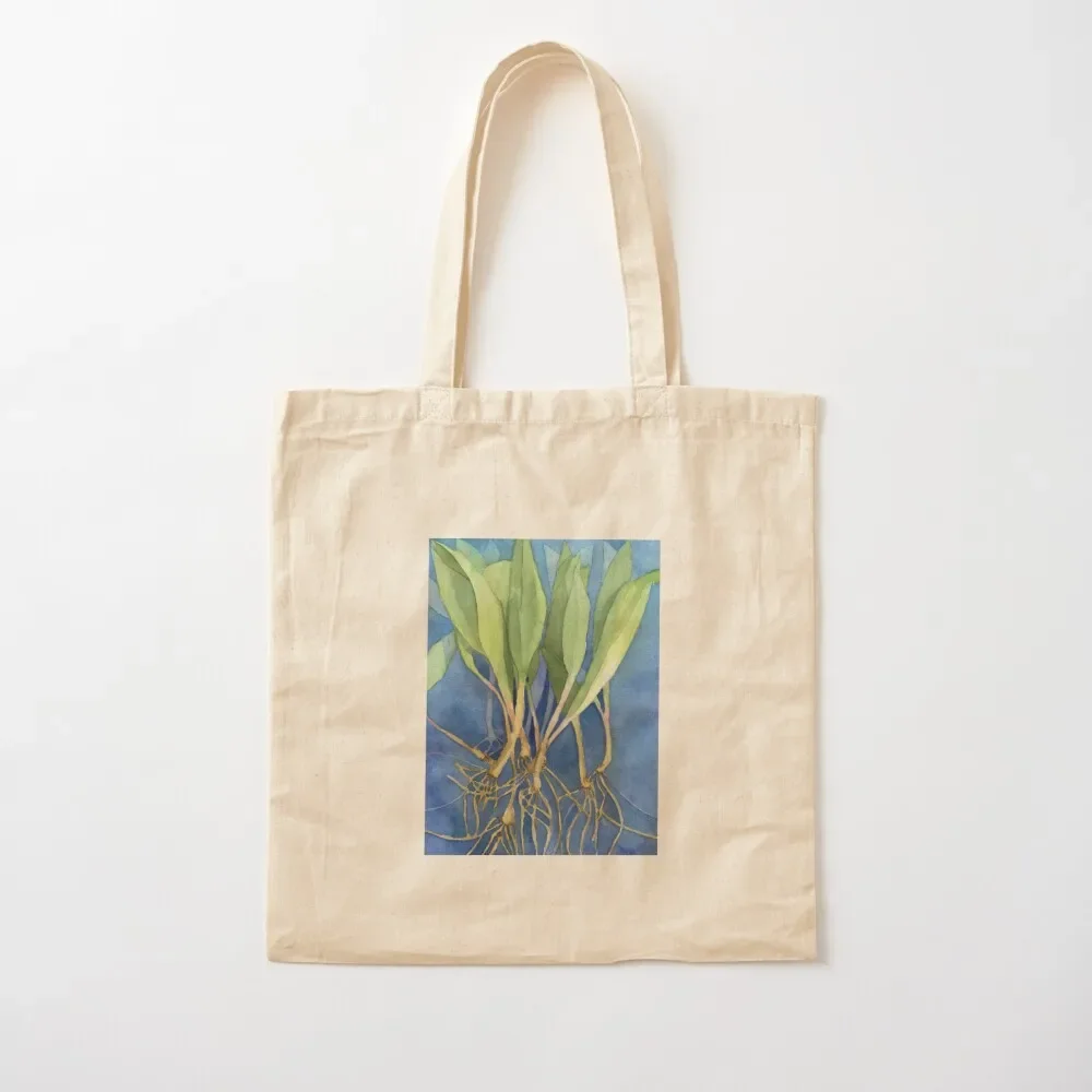 

Wild Onions (Ramps) Watercolor Tote Bag the tote bag Women's bag Canvas stote