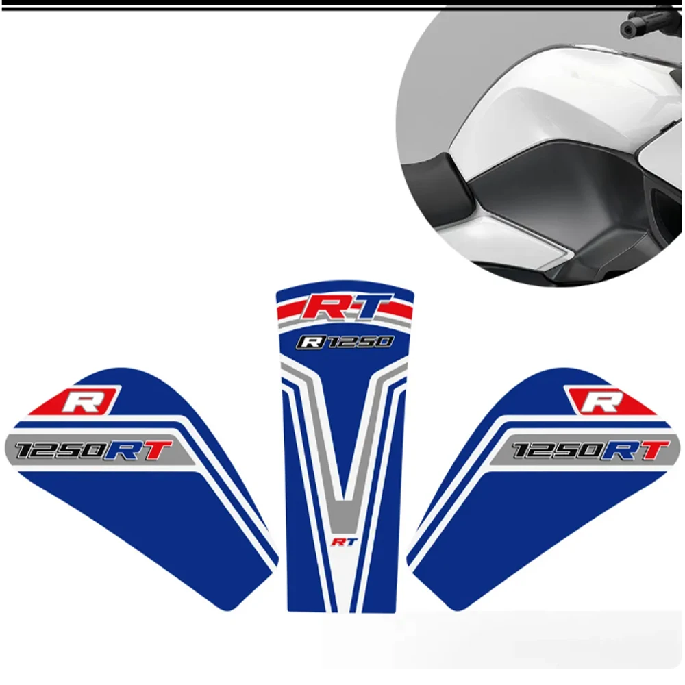 Stickers Decal For BMW R 1250 R1250RT R1250 RT Tail Side Panniers Luggage Case Trunk Tank Pad Protection Knee Fairing Fender Kit