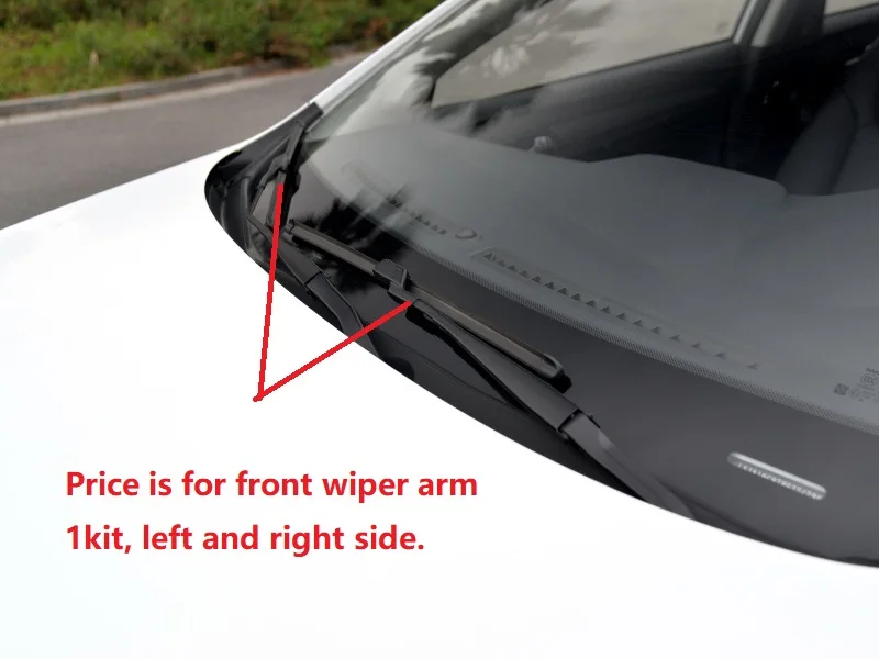 

1kit left and right side Front window Wiper Arm set for Chinese SAIC ROEWE 360 MG GT Auto car motor parts