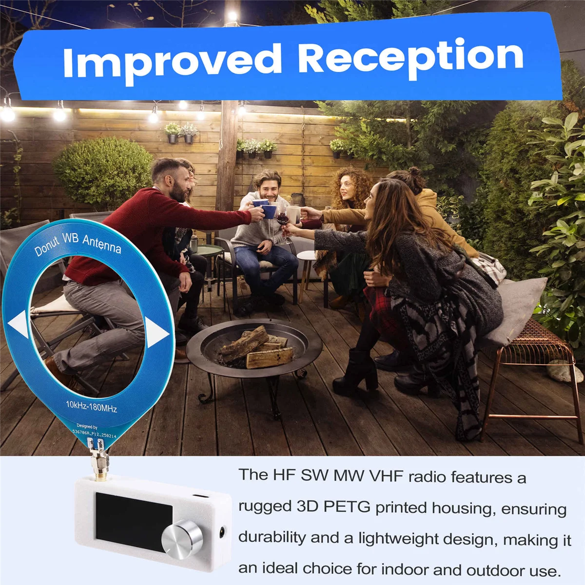 

SI4732 Mini10-180 МГц SMA интерфейс мини-петлевая антенна карманный радиоприемник мини-радио LSB USB AM FM-радио