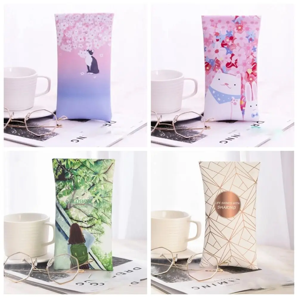 Автоматический закрывающийся чехол для солнцезащитных очков с мягкой подкладкой, водонепроницаемый защитный чехол для солнцезащитных очков, портативная сумка для хранения очков из искусственной кожи