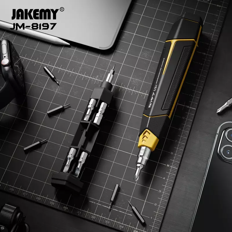 JAKEMY JM-8197 Набор отверток 16 в 1, многофункциональная отвертка для разборки сверла высокой твердости для ремонта мобильных телефонов