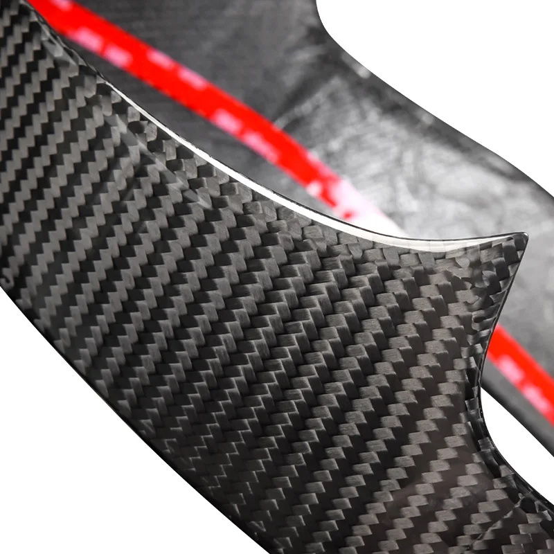 Car Styling Center Console Screen Decorative Frame Real Carbon Fiber Cover For Mini Cooper F60 Countryman Auto Accessories