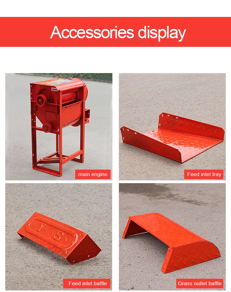 Factory Direct Corn Peanuts Rice Automatic Wheat Bean Harvester Soybean Small Threshing Machine