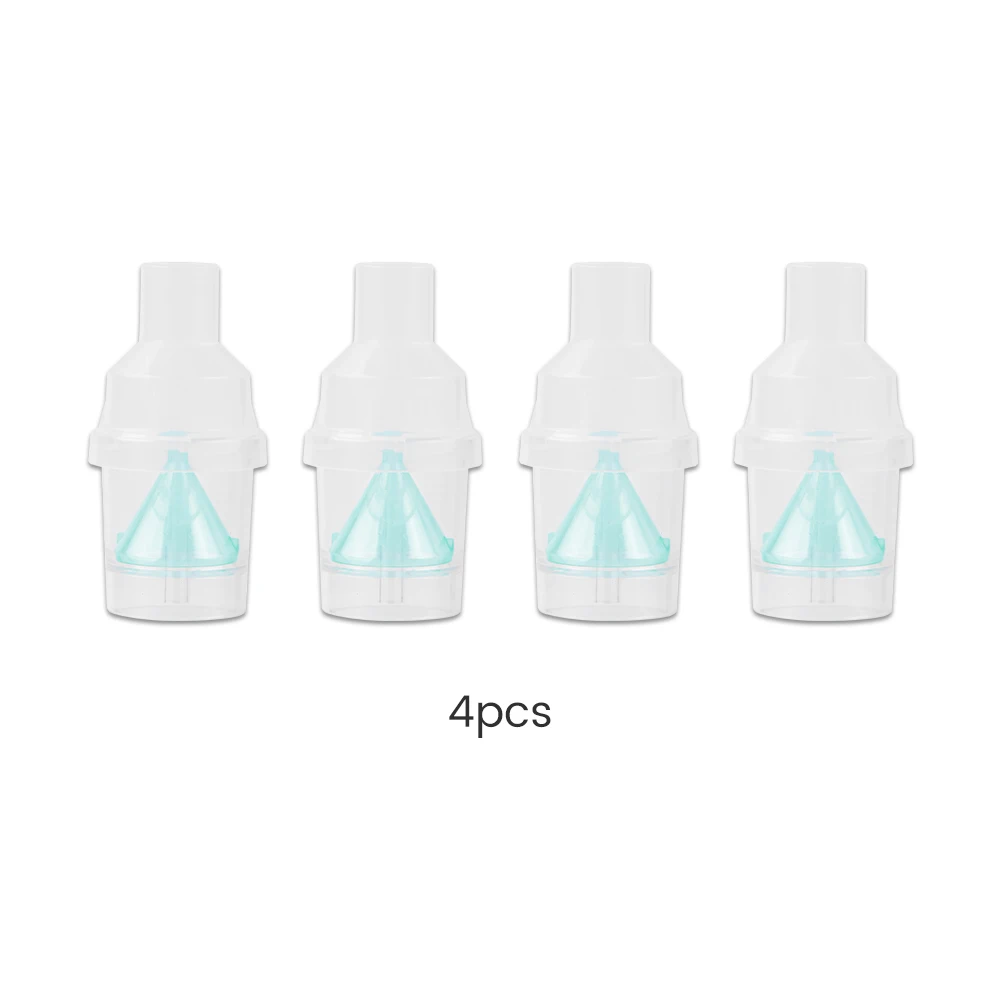 2/3/4pcs Medical Atomized Cup Air Compressor Nebulizer Medicine Bottle Tank Health Care Allergy Inhaler Aerosol Medication 6ml