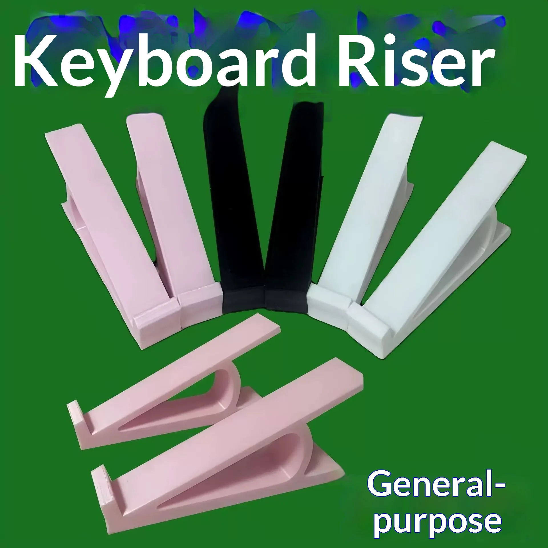 Universal Keyboard Riser Stand Ergonomic Elevator Bracket Anti-Slip Base for Mechanical Keyboard Desktop Typing Holder