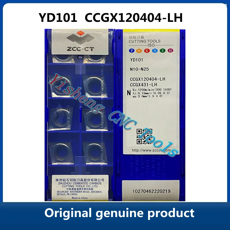 

Free Shipping Original ZCC CT YBG102 CCGX120404-LH YD101 Carbide Inserts CNC Turning Tool Lathe Cutter Tools