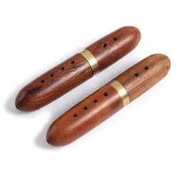Sewing Needle Wooden Container Embroidery Mending Needle Case Holder Organizer