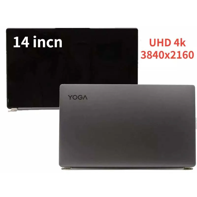 NEW 14 Inches UHD LCD Top Assemblies 5D10S39605 Yoga S940-14IIL Replacement Laptop Screen For Lenovo Yoga S940-14IIL 81Q8 Laptop