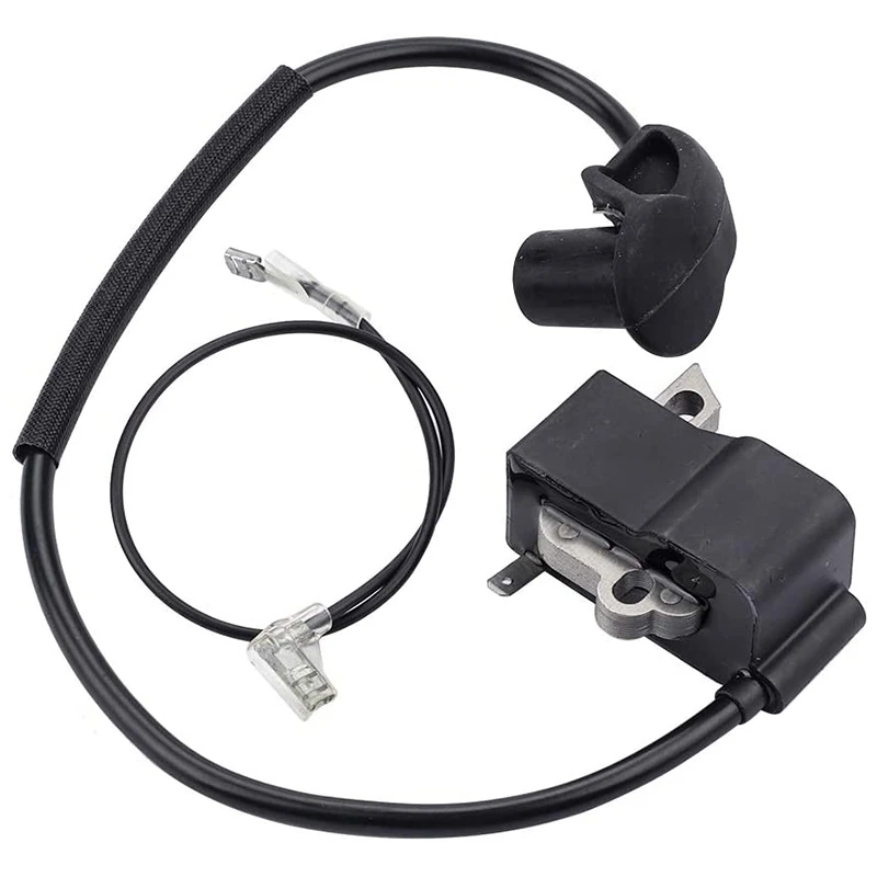 Ignition Coil Suitable For Stihl FS250 FS120 FS250R FS300 FS350 String Trimmer Replacement 4134-400-1301 With Spark Plug