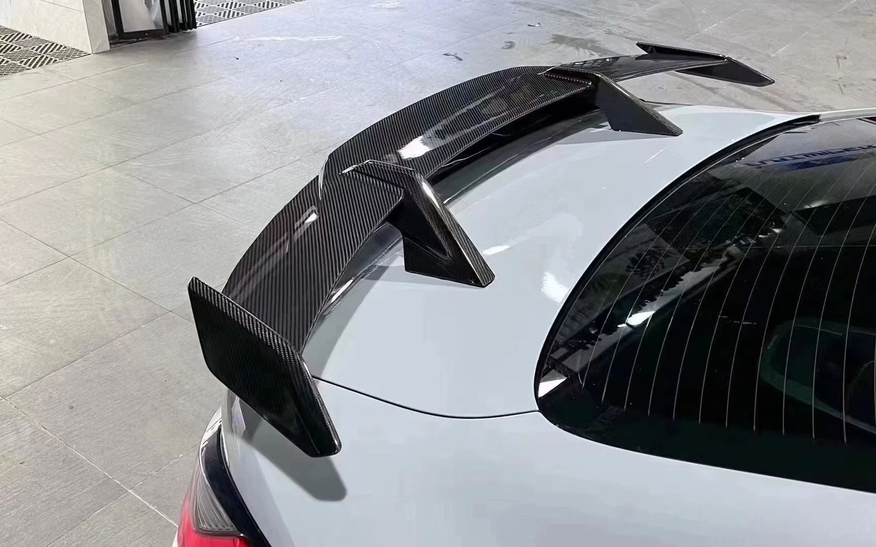 Mp Style Dry Carbon Fiber Rear Spoiler  for G8x G80 G82 M3 M4 Rear Wing 2021+