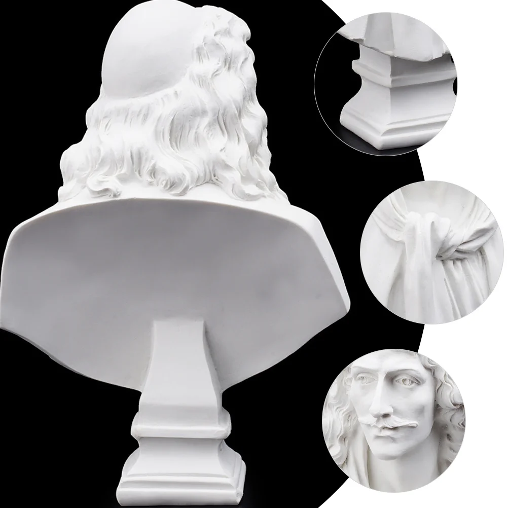 

Portrait Resin Figure Sculpture Exquisite Resin Craft Sculpture Art Desktop Decoration Home Decor Home Decorative Portrait