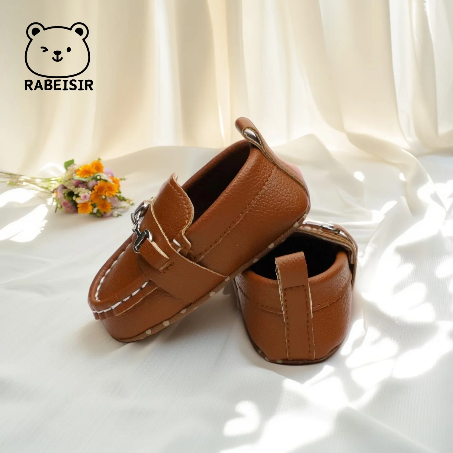 Casual Slip On Low Top Loafer Shoes For Baby Boys, Lightweight Comfortable Non Slip Flat Shoes For Indoor Outdoor Walking, Sprin image 5