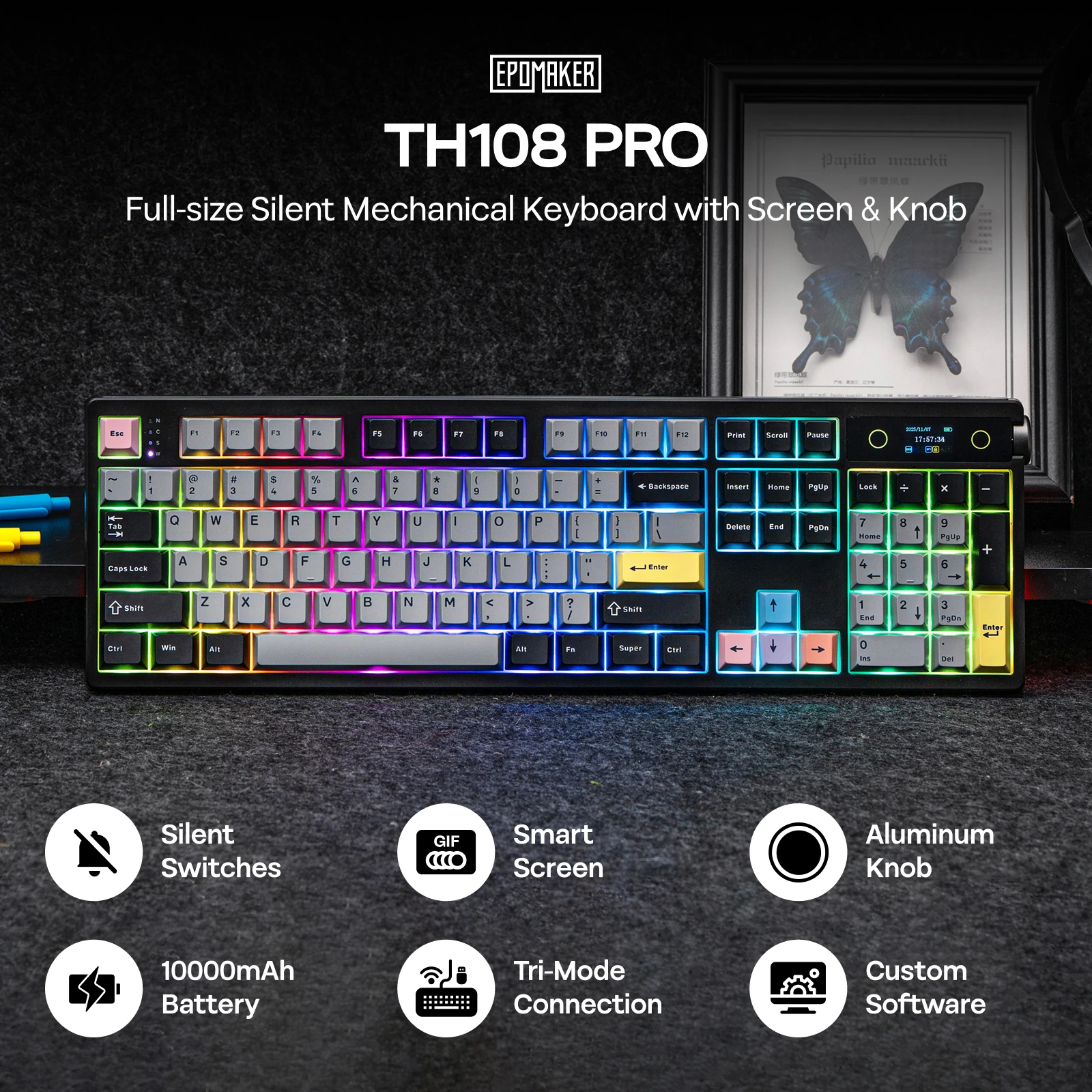 Teclado Mecánico Inalámbrico p - Tablets reseña y precio