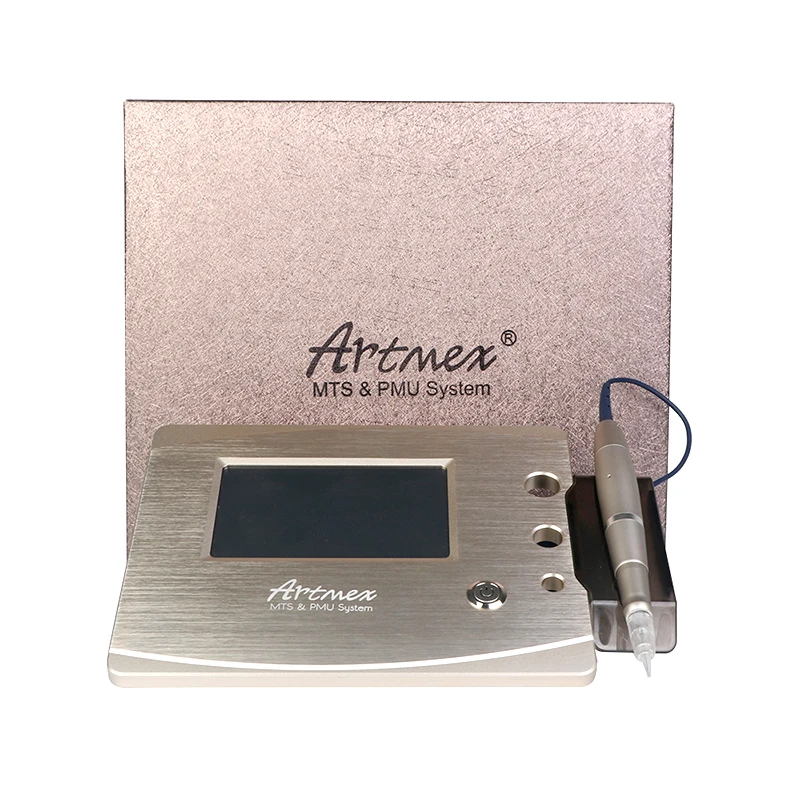 

Professional PMU Machine Artmex V7 Touch Screen Semi-permanent Makeup Tattoo Pen Rotary Tattoo Gun MTS Microneedling Pen