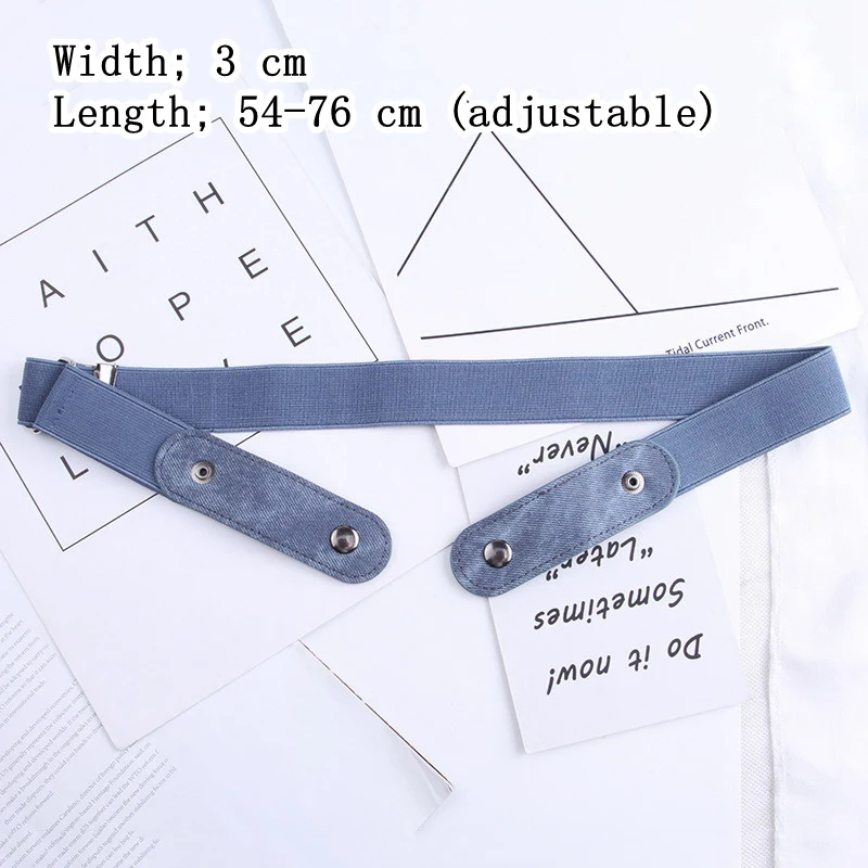 New Buckle-free Elastic Invisible Belt for Jeans Belt Without Buckle Easy Belts Women Men Stretch No Hassle Belt