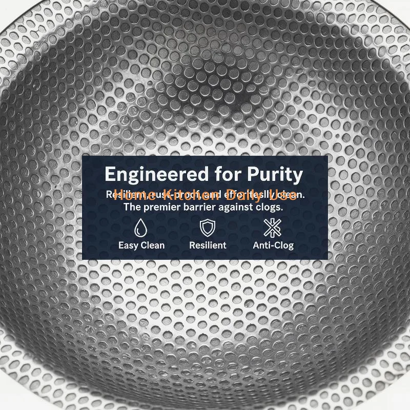 portableStainless Steel Sink Drain Strainers With Durable Fine Mesh Perfect For Catching Food Scraps Preventing Clogging