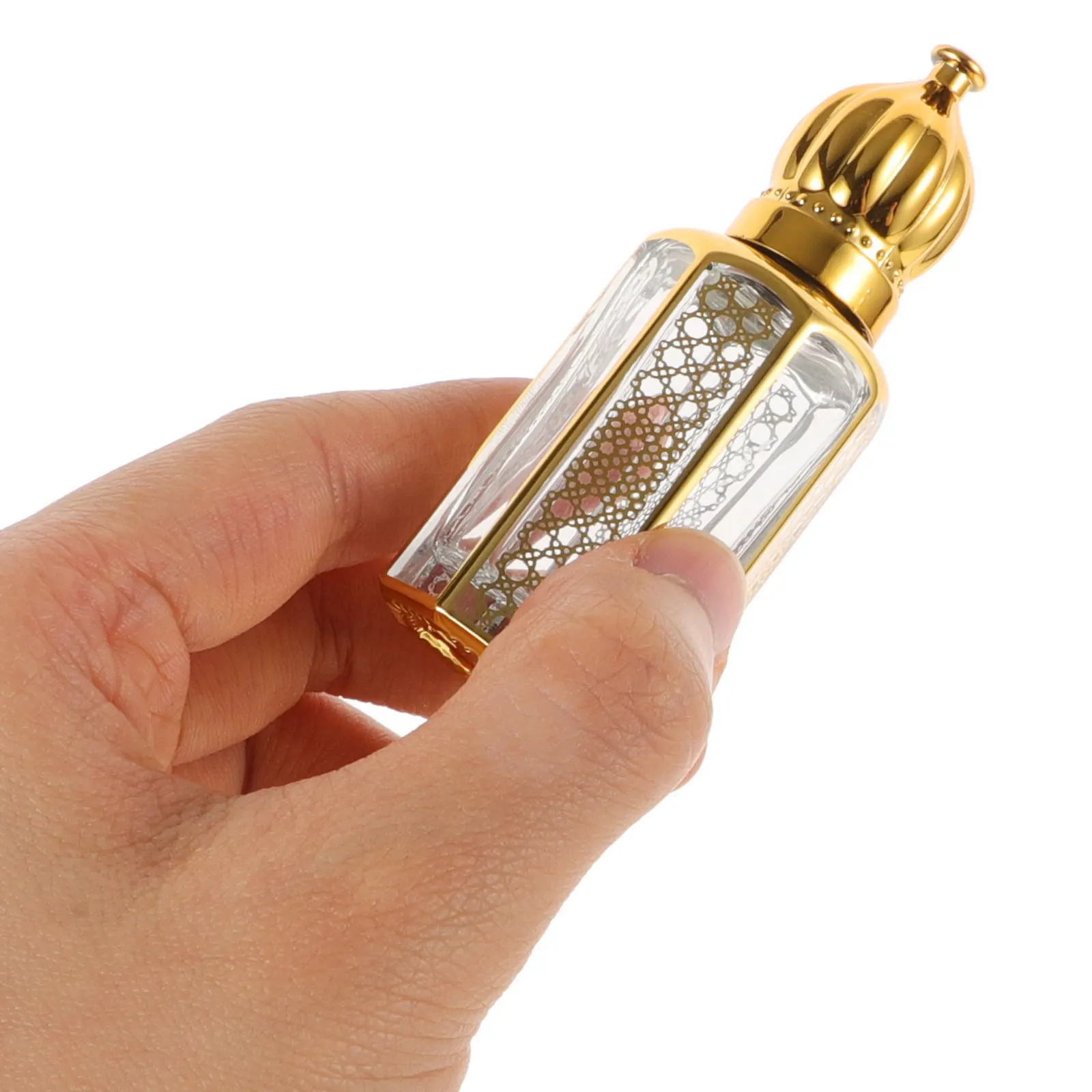 

3Pcs Essential Oil Dropper Bottles Glass Perfume Bottles Thick Refillable Containers Leak Proof Travel Aromatherapy Dispensing