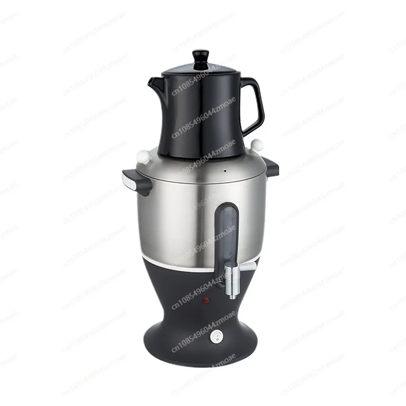

Large capacity household 6L Russian kettle 304 stainless steel Turkish double-layer child and mother pot thermal insulation pot