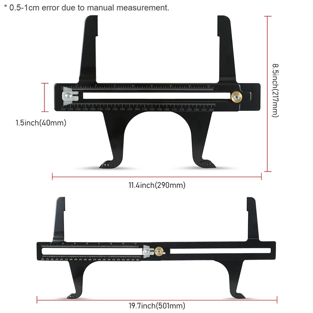 Easy to Use Brake Resetting Gauge with Precision Measurement from Six Point Five to Fourteen Point Two Five Inches