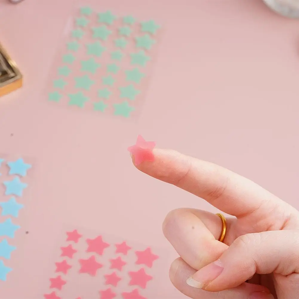 144 بقع حب الشباب بقعة غطاء ملون غير مرئية حب الشباب إزالة العناية بالبشرة ملصقات المخفي الوجه بقعة أدوات ماكياج الجمال #5