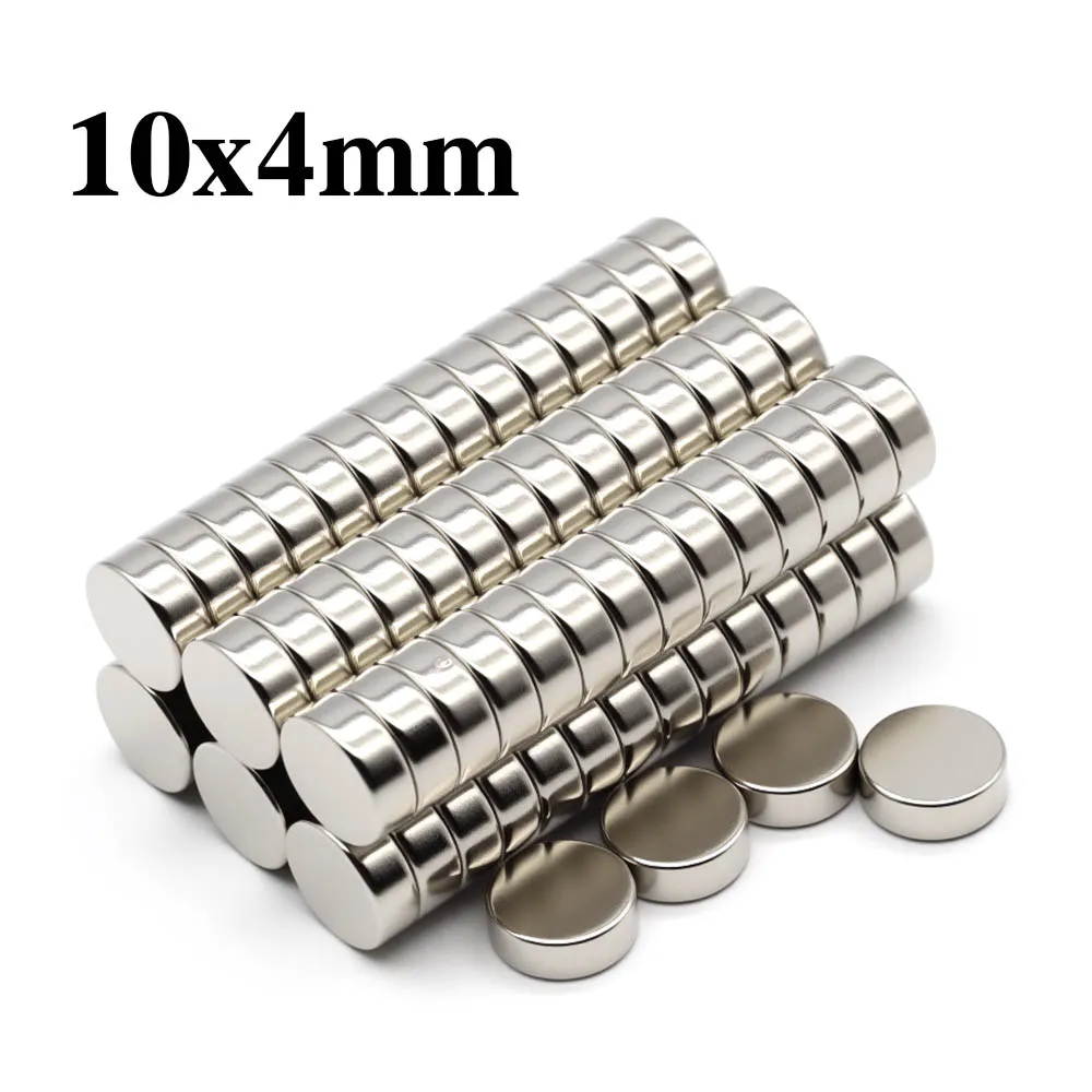 

10x4mm Super Powerful Round Magnet Neodymium Magnet NdfeB N35 Strong Permanent Magnetic imanes Refrigerator Magnet