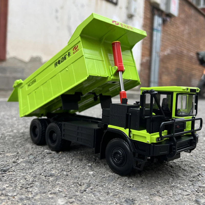 

Diecast Alloy 1:36 Scale Pure electric new energy mine dump truck Cars Model Adult Classics Toys Gifts Souvenir Static Display