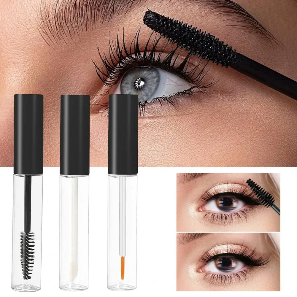 Mascara Tube for Serums Refillable Mascara Bottle Set with Brush for Compact Empty Tube for Home Use 10ml Empty Mascara Bottles