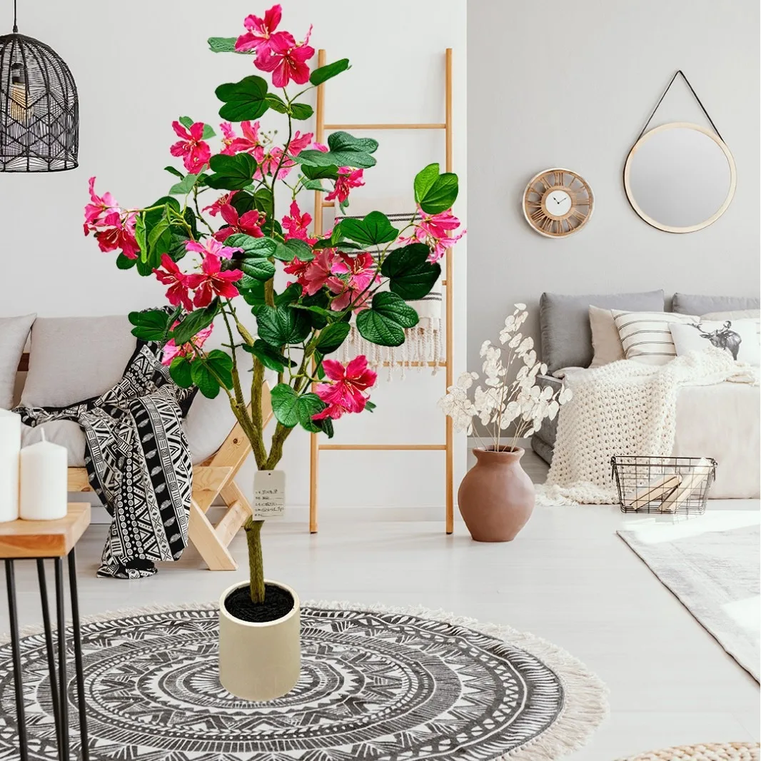 

Скандинавское моделирование растений в горшках, ландшафтный дизайн, гостиная, биомиметическое зеленое растение, украшение пола