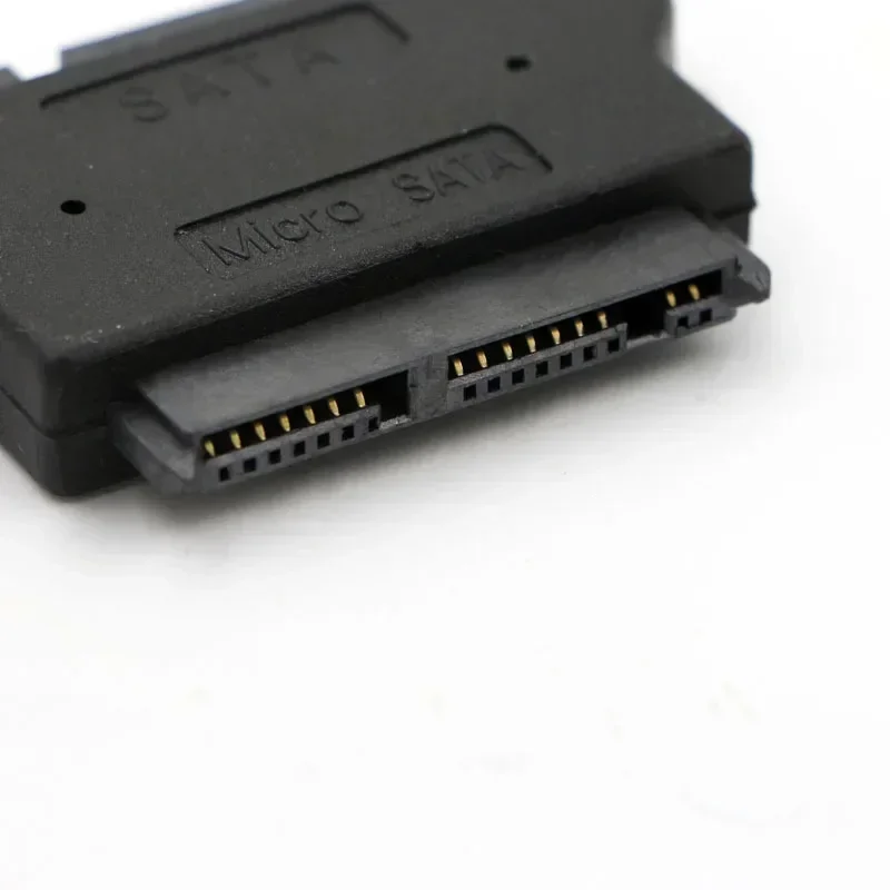 محول لأجهزة الكمبيوتر المحمول المكتبية HDD CD - كابلات محرك الأقراص الصلبة ROM، المسلسل ATA 7+15 22pin ذكر إلى نحيف 7+6 13pin أنثى، SATA Adapte